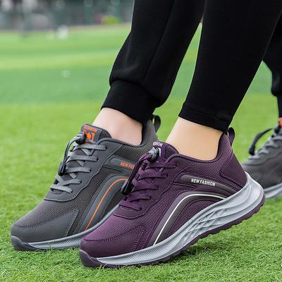 Middle-aged and Elderly Mother Sports Shoes Autumn Mesh Breathable Comfortable Walking Shoes Casual Father Shoes Men's and Women's Elderly Shoes