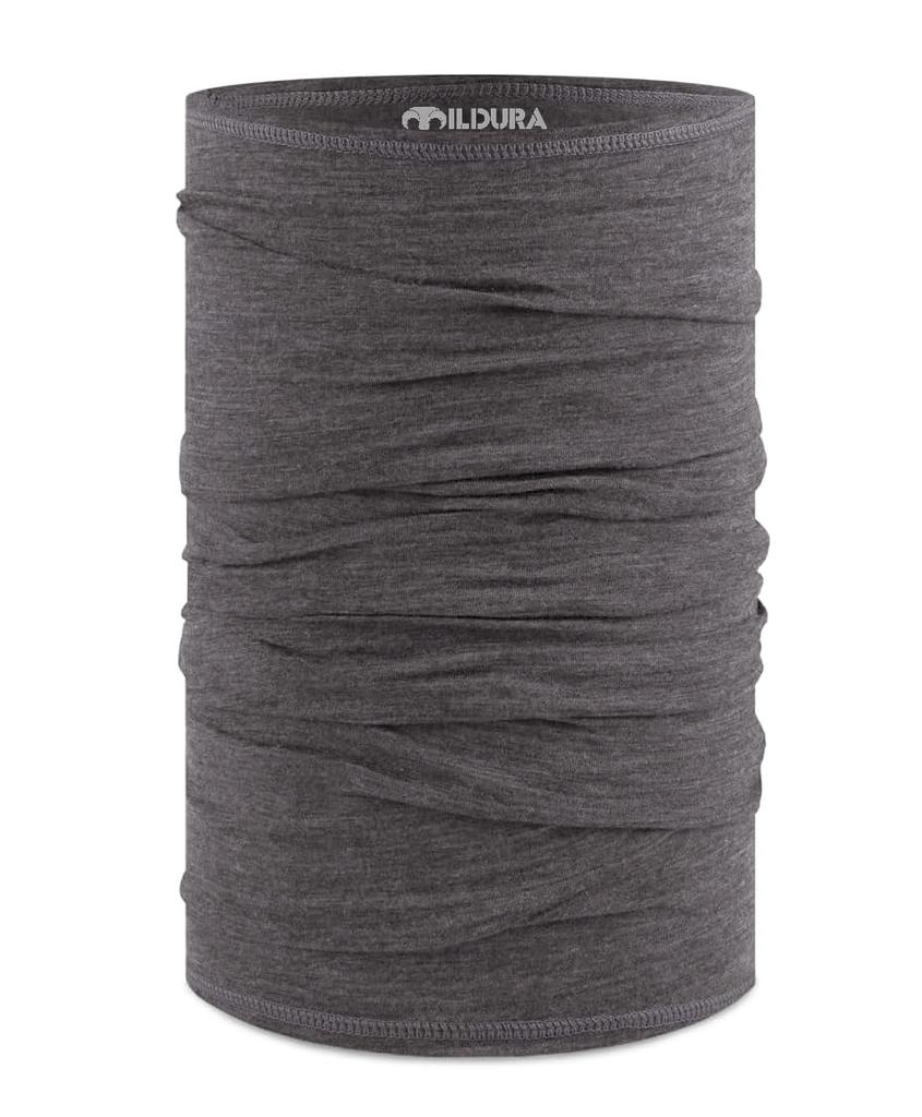 Adult 100% Merino Wool Neck Gaiter Light Quick Dry Breathable Face Mask for Ski Hiking Neck Tube Scarf Multifunctional Headwear