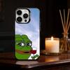 F-Funny P-Pepe the Frog Phone Case For iPhone 17,16,15,14,13,12,11,Pro Max,Plus Candy Silver Cover