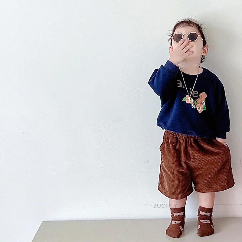 5 par/parti Nye babysokker Søte tegneserie Spedbarn Nyfødt sokk for jenter Gutter Myk bomull Småbarnssokker Barn Klær Tilbehør