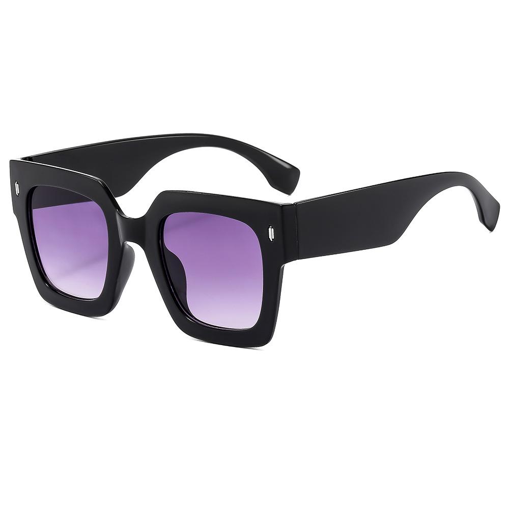 Women Oversized Square Sunglasses Uv Protection Fashion For Large Face