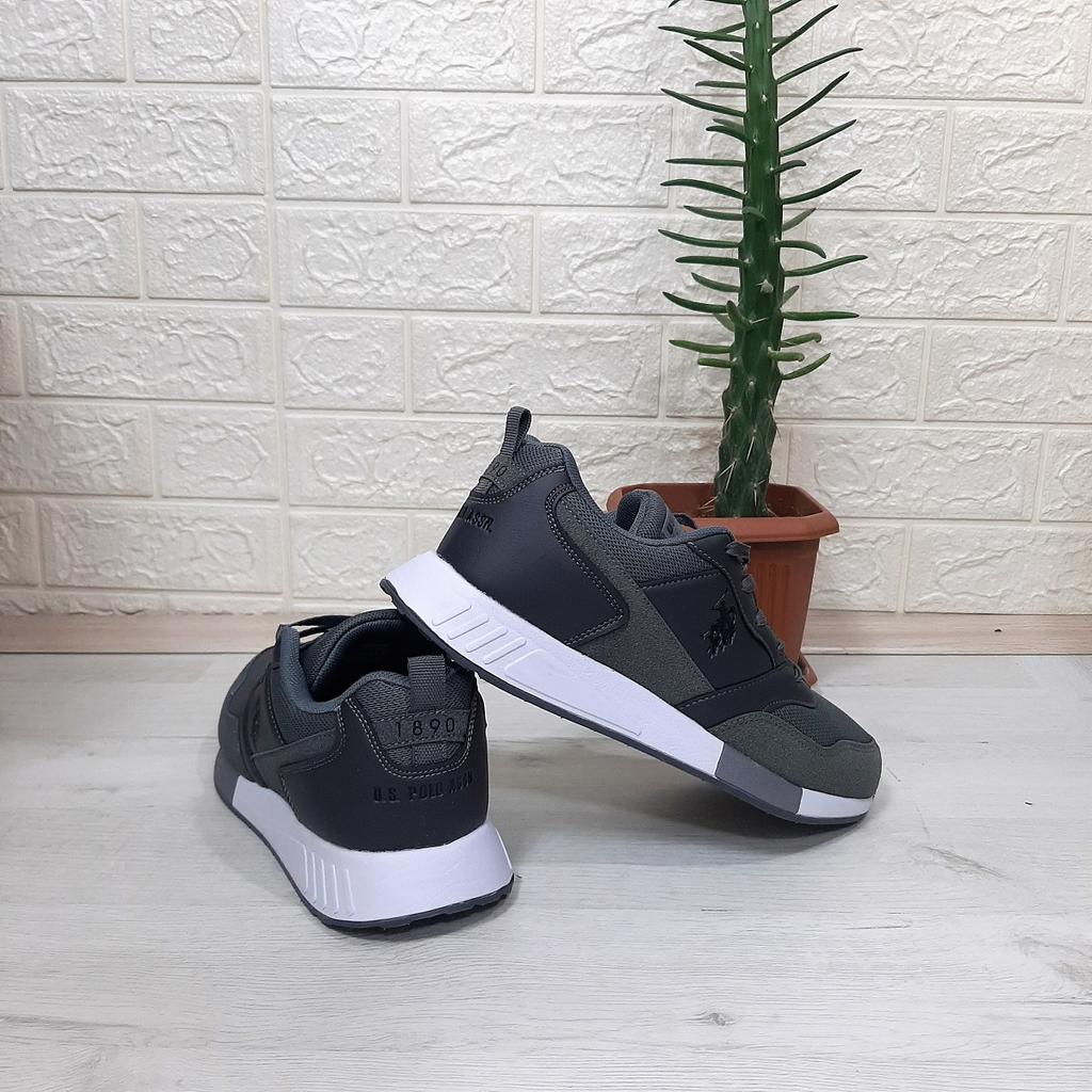 U.S.Polo Janko Gray Faylon Light Sole Men's Sports Shoes