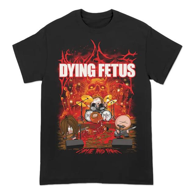 Camiseta Dying Fetus Cartoon Band M