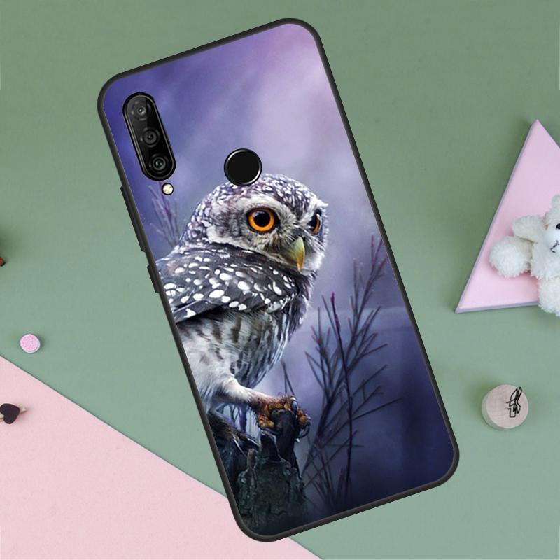 Cartoon Owl For Huawei Nova 9 10 SE Y91 Y61 Y90 Y70 Y60 Y72 12s 12i 11i 7i 8i P60 Pro P30 P40 Lite Case