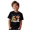 Kids 67 Themed Colorful Print TShirt Soft Cotton Fabric Breathable and Comfortable Ideal for Toddlers and Childrendf0243