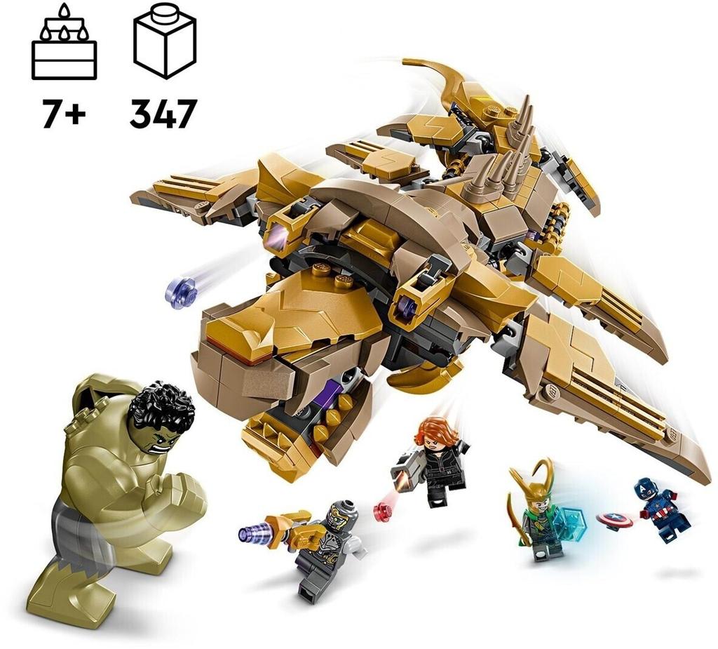 LEGO конструктор Космический корабль Marvel – Мстители против Левиафана (76290)