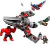 LEGO Marvel Captain America vs. Roter Hulk Kampfspielzeug - Geburtstagsgeschenk - Bausteine - Jungen, Mädchen, Kinder ab 8, 9, 10 Jahren - Grundschüler