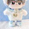 Fluffy Cat Costume for Plush Toys (Headband, Outfit, and Shoes Set) for 20cm Plush Toys, Light Blue, g.triger, Oshi-Nui, Nuikatsu [Product]
