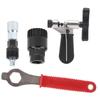 Bicycle Repair Tool Kit Hex Wrench Chain Breaker Bottom Bracket Crank Extractor Puller Maintenance SetBlack Bottom