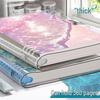 Detachable Transparent Leather Binder with 5 Notebooks for High School Students - 2026 Edition
