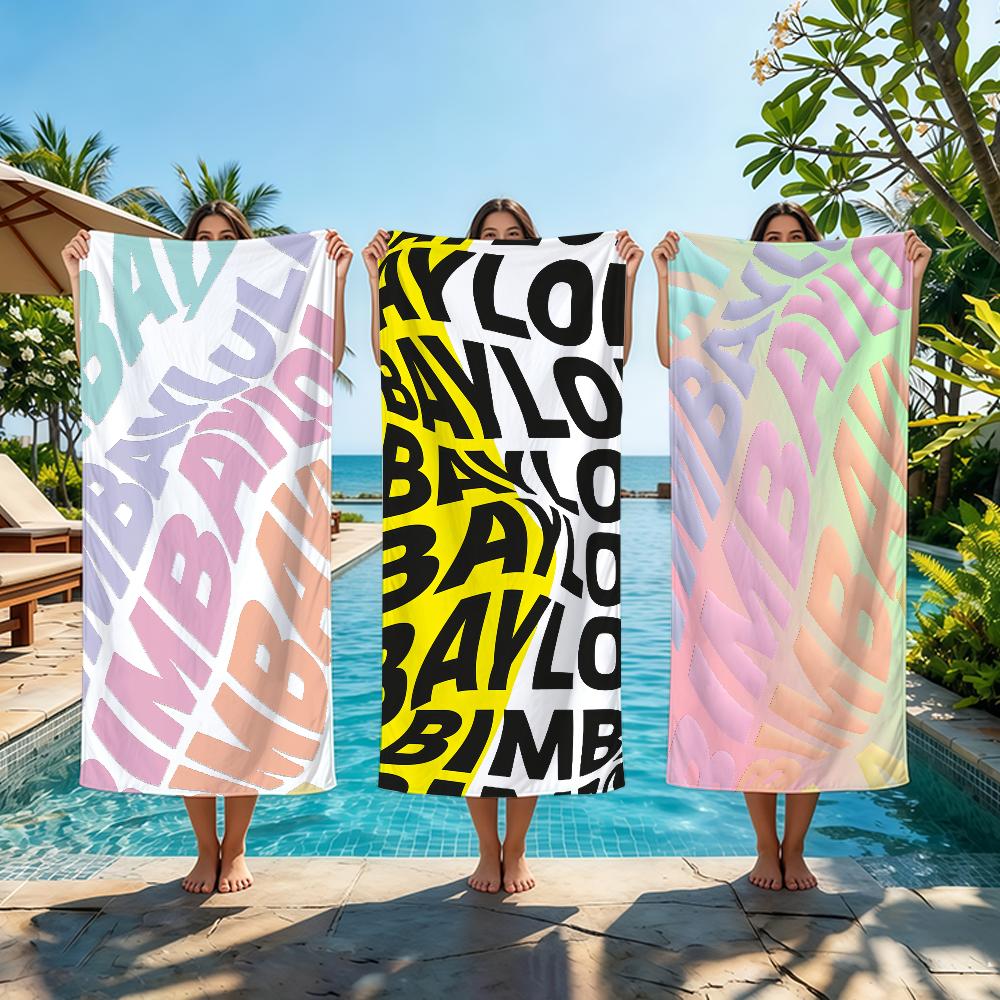 B-BimbaES Fashion Towel Beach Towel Oversized Quick Dry Towel Absorbent Soft Swim BeachTowels for Men Women
