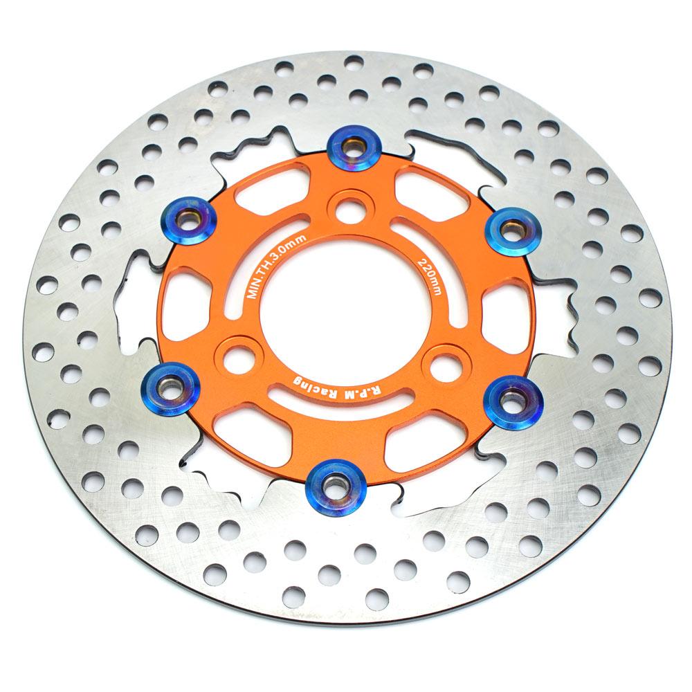 220mm Rpm Disc Brake Motorcycle Front Rear Wheel Caliper Rotor Disks Streetbike Bike for Yamaha Nmax Xmax Scooters Niu