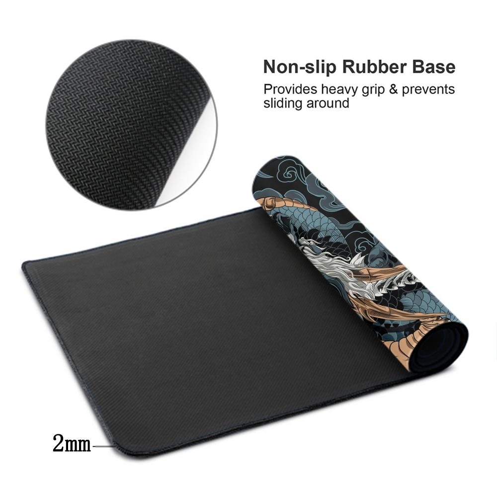 Japanese Dragon Large Gaming Mousepad XXL Keyboard Gamer Mouse Pad on The Table Speed Desk Mat Anime 900x400 700X400 Mouse Mats