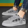 Niedrige Herrenschuhe, neue Sportschuhe für Frühling und Herbst, Boardschuhe, flache Schuhe für Studenten, Freizeitschuhe mit Zehensteg, weiße Schuhe für Jugendliche