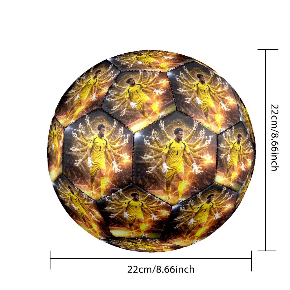 Pallone da Calcio per Portiere Taglia 5 Calcio Cucito a Macchina Allenamento e Partite Indoor/Outdoor Collezione Sorpresa Regalo