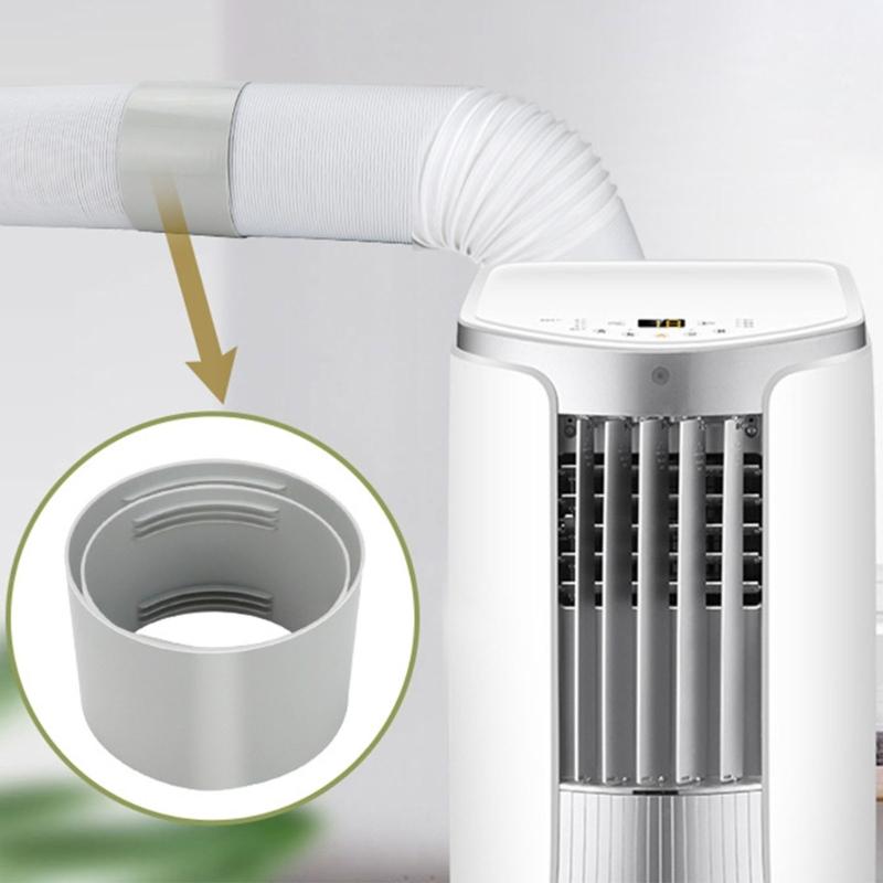 Mobile Air Condition Exhaust Hose Coupler Duct Pipe Interface Portable Window Vent Adapter Extender Connector Spare Part
