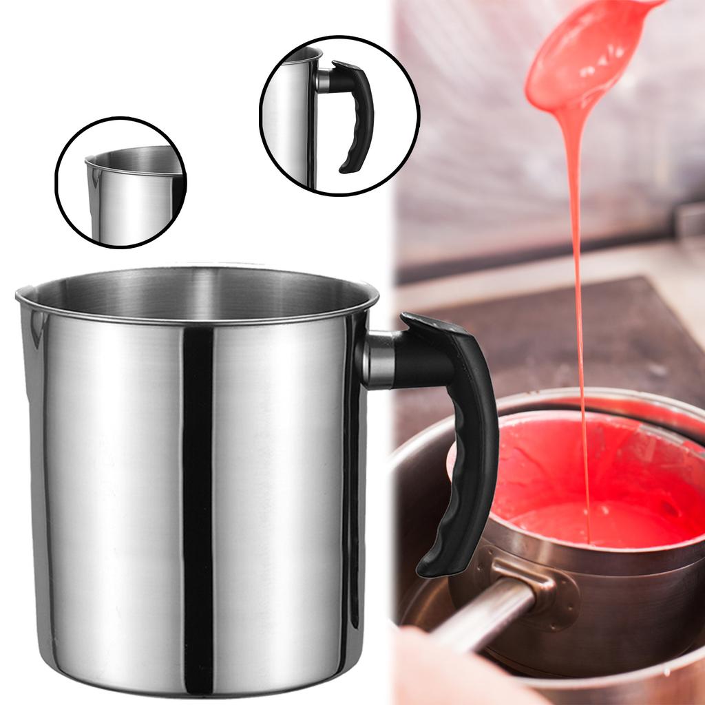 Candle Wax Melting Pot Convenient to Use with Heat-Resistant Handle Suitable for Experienced DIY Enthusiast