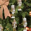 Nutcracker Decor 4piece Wood Ornaments Christmas Nutcrackers For Holiday Tree Table Window Living Rooms Door Kitchen Bedrooms