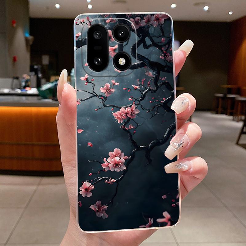 Phone Case For OnePlus 15 13T 13s Casing Luxury Fashion Butterfly Flower Clear Soft Cover For One Plus 15 OnePlus15 5G Bumper OnePlus 13s