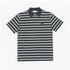 Maison KiTsun  Profile Fox Head PaTch Tricolor STripe Polo T shirT Om00209kj7010