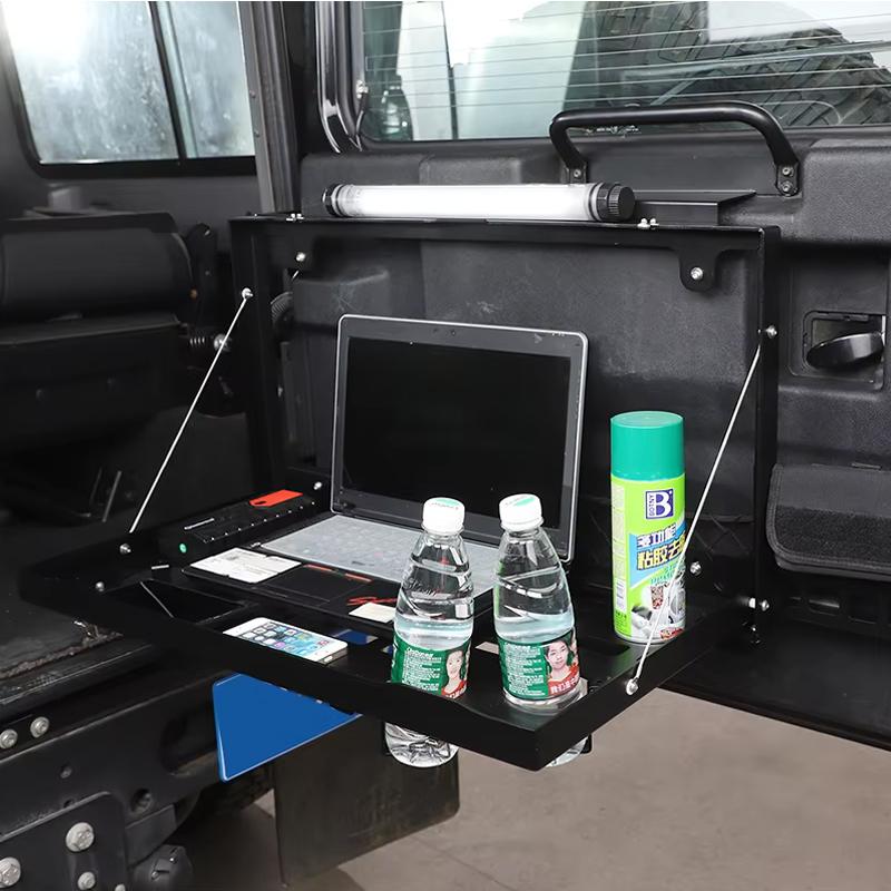 For Land Rover Defender 90 110 L663 2020-2024 /2004-2019 Aluminum Tailgate Multi-function Storage Rack Auto Parts