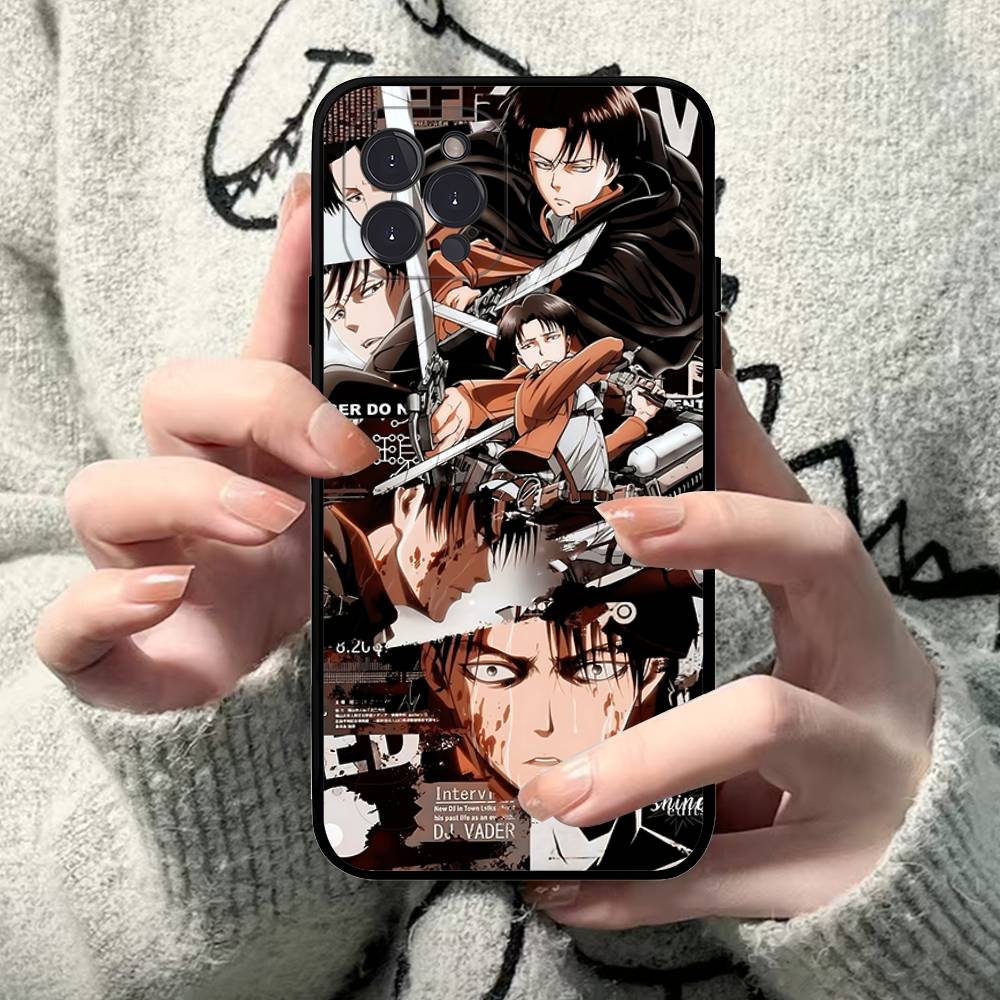 Hot Anime Attack On Titan Phone Case For IPhone 17 16 15 Plus X 14 11 12 13 Mini Pro Max Mobile Case