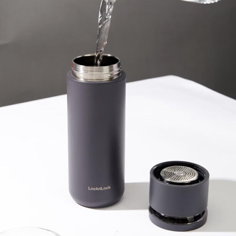 

LOCK&LOCK LHC4285 316L Stainless Steel Tea Separation Thermos Mug 440ML