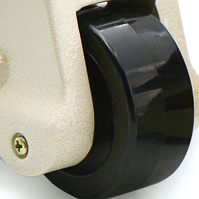 4X Rubber Foot 40F Foot Level Adjustment Equipment Cart Caster 60Kg Load Capacity Furniture Leveling Roller