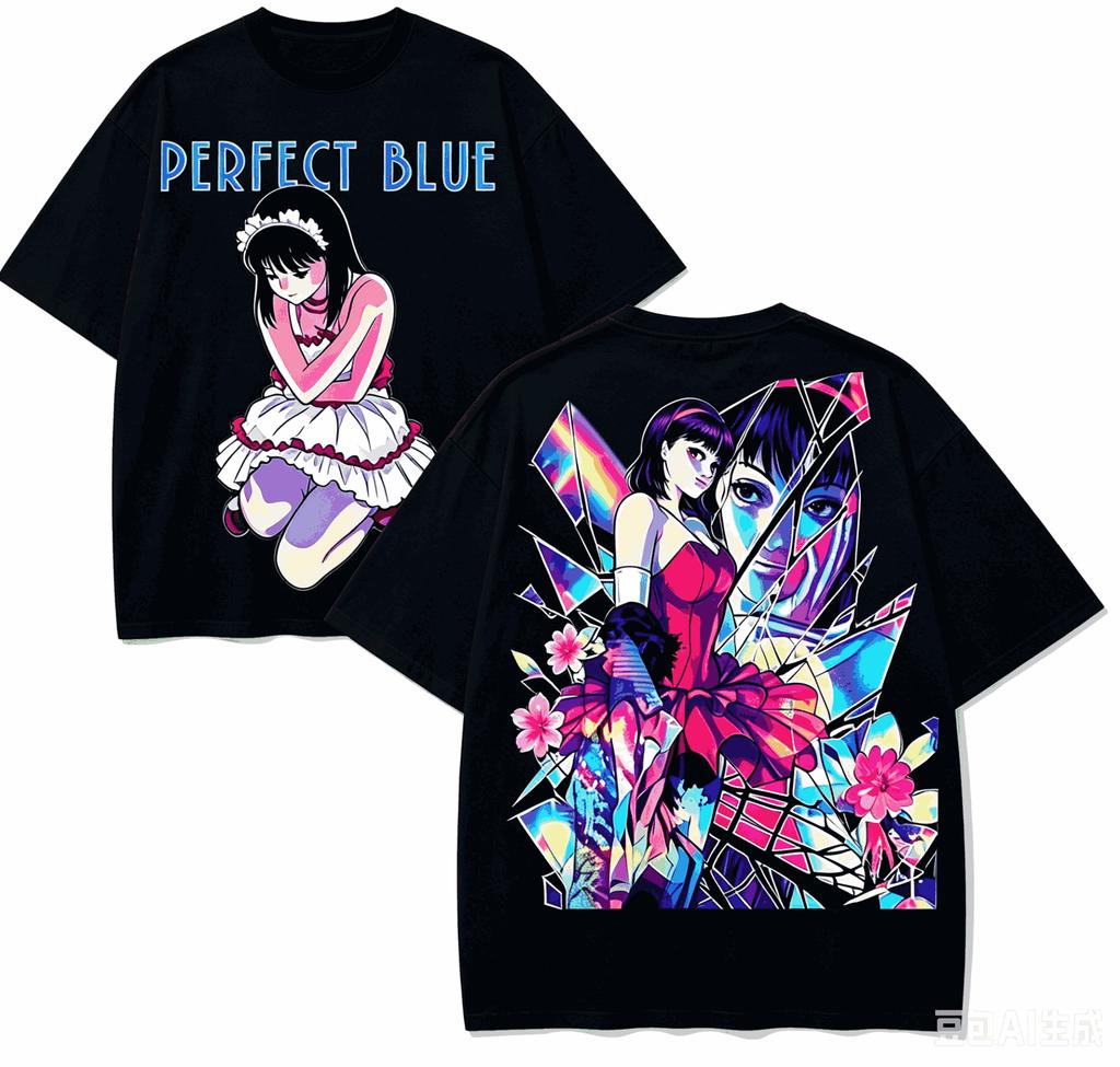 Perfect Blue Anime Lover TShirt Harajuku Cotton NewModel High Street Retro Fashion Oversized Unisex Hot Product Hot Product