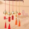 Mid-Autumn Chinese Persimmon Ruyi Wind Chime: Indoor/Outdoor Holiday Decoration