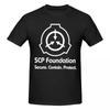 Unisex SCP Foundation Funny T Shirt Streetwear Cotton Crewneck Unisex Tshirt