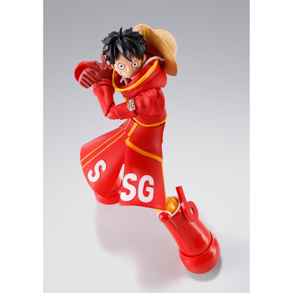 TAMASHII NATIONS S.H.. Figuarts ONE PIECE Monkey D. Luffy Gelecek Ada Egghead 150mm PVC ABS Boyalı Aksiyon Figürü