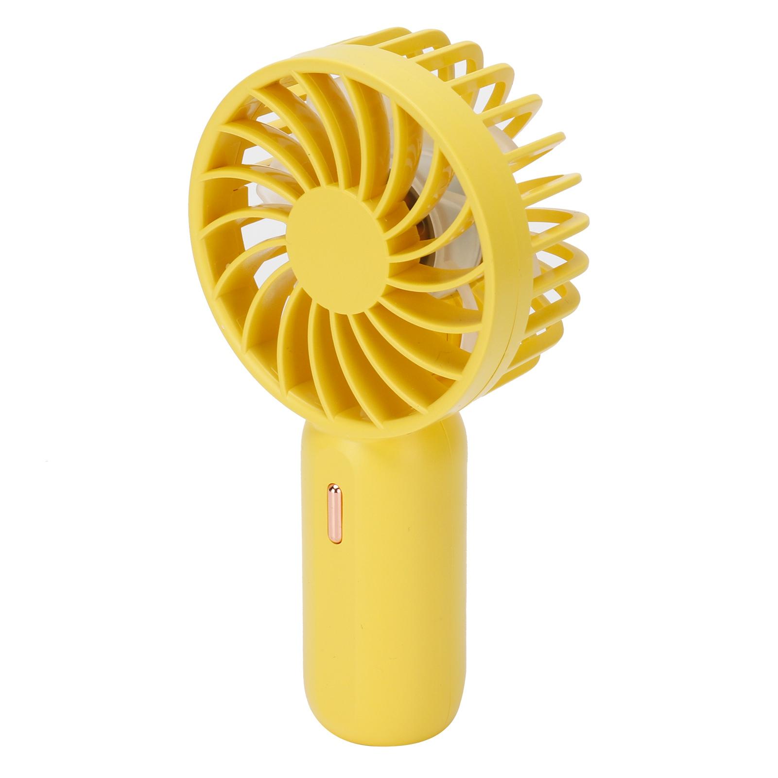 Handheld Electric Fan with   Wind Speed Portable USB Fan for