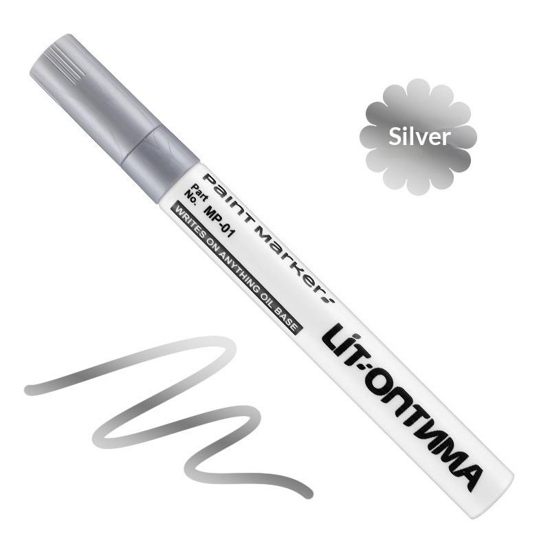 Tombstone Marker Pen Inscription Restoration Pen Oil Based Quick Dry Weatherproof Touch Up Paint Pen For Granite & Marble