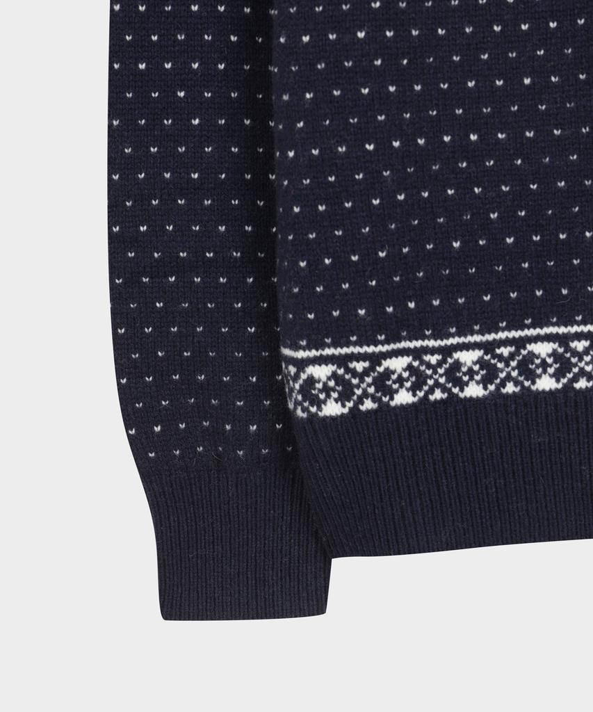 BROOKS BROTHERS Wool Holiday Fair Isle Crewneck Sweater (Multi) (Bbwrmff403)