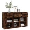 Sideboard in Smoked Oak Finish 100 x 30 x 59.5 cm Engineered Wood