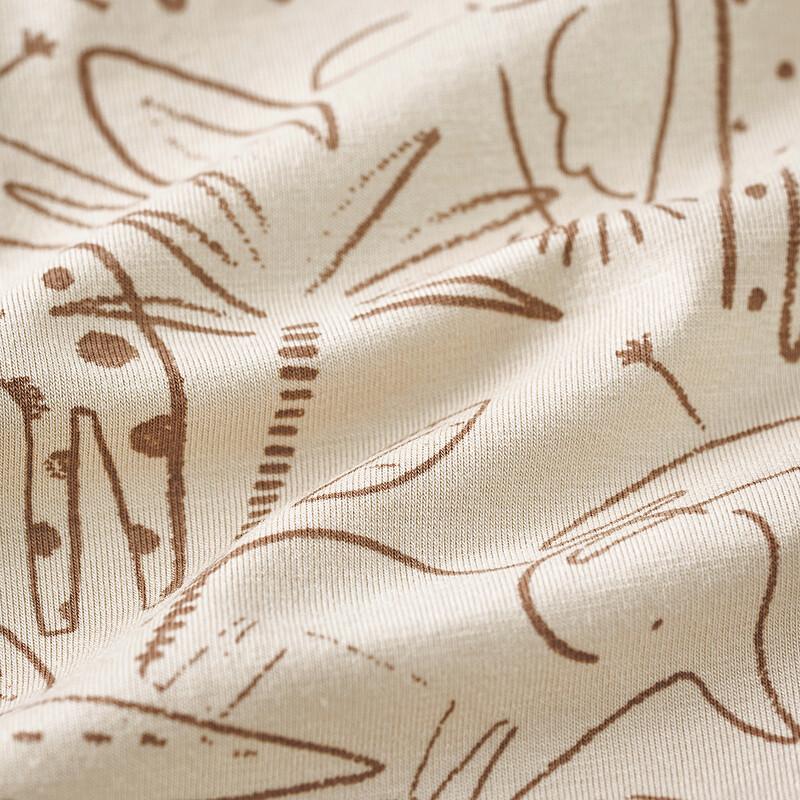 Tongtai Unisex Baby Short Sleeve Modal Cotton T-Shirt with Animal Design