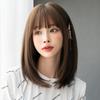 Kurze gerade Damenperücke Mode Süßer Sommerstil Nach innen gekräuselt Synthetik Vollperücke