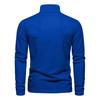 Trend Hub New Men's Deer Embroidery Polo Shirts Solid Color Long Sleeve Social Business Male