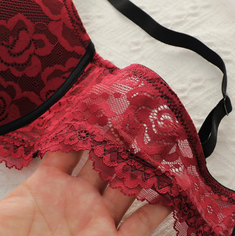 2025 Nowy duży rozmiar biustonosza Seksowne biustonosze dla kobiet Koronka Gruby Mm Top Duży rozmiar biustonosza Kamizelka Bielizna Komfortowy biustonosz z regulacją Bielizna damska