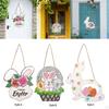 Bunny Wooden Wall Decor - Vibrant Home Accent