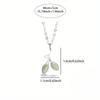 Ladies' Leaf Necklace, Simple and Tender Bud Leaf Design, Sweater Chain and Bone Chain Dual-use, Gift for Couples and Girlfriends