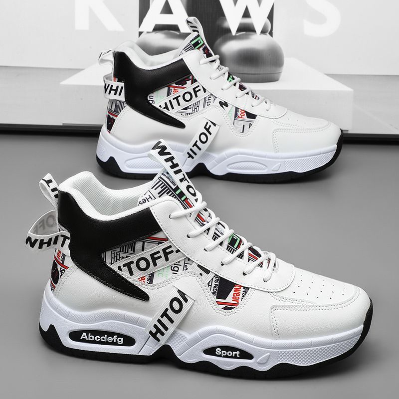 New Spring Men's Dad Shoes Sports and Casual Trendy Shoes Breathable and Hot High Soled Men's Shoes