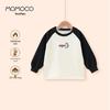 MOMOCO Jungen Raglanärmel Sweatshirt im koreanischen Stil