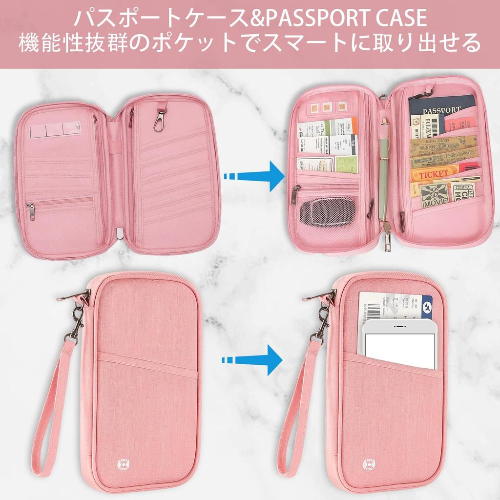 Passport Travel Security Oxford Large Perfect for and the Gym [ZTFT] Anti-Skimming Case, Pouch, Lightweight, Material, Capacity, Water-Resistant,