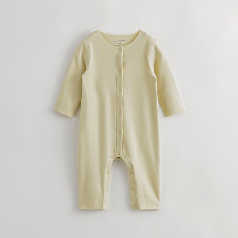 [Dralon Fever] Mark Jenny Baby Fall and Winter New Arrival Male and Female Baby Boneless Warm Jumpsuit 231230 Rust Green 73