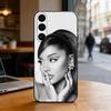 Ariana Grande Phone Case For Samsung Galaxy A73,A72,A71,A70,A53,A52,A51,Soft Silicone Black Cover