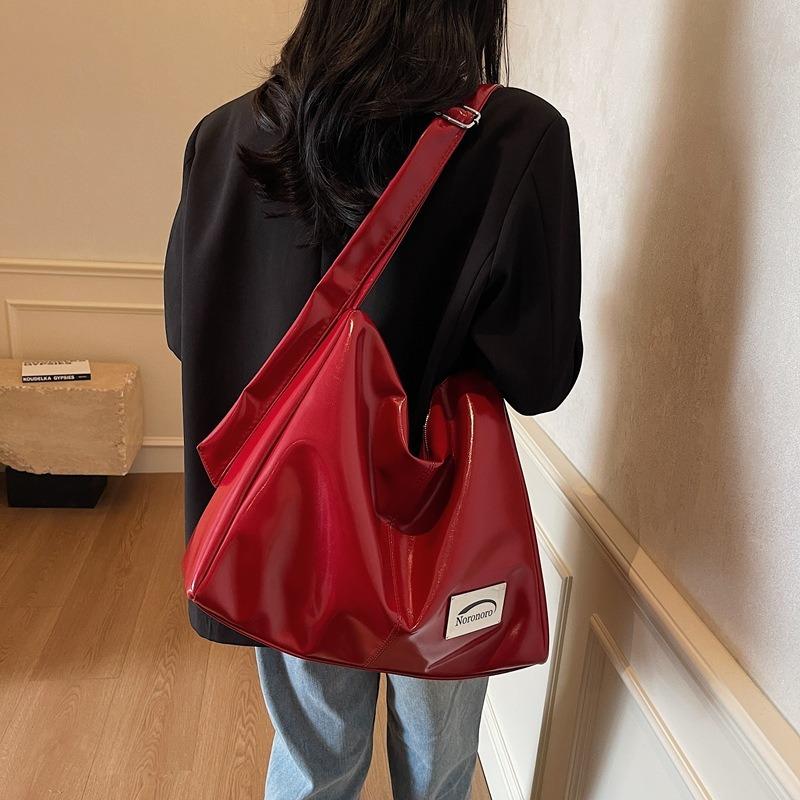Simple casual large-capacity tote bag spring new college students commuting versatile shoulder bag