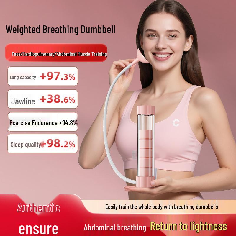 Abdominal & Lung Breathing Trainer for Muscle Toning and Face Slimming