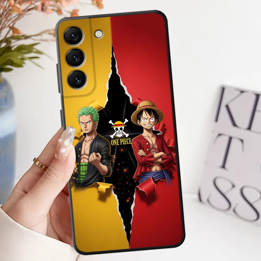 Phone Cover Case for Samsung Galaxy A73 A51 A52 A36 A32 A26 A72 A25 A71 A53 A35 A22 A23 A55 A41 A24 One Piece Fashion Luffy Zoro